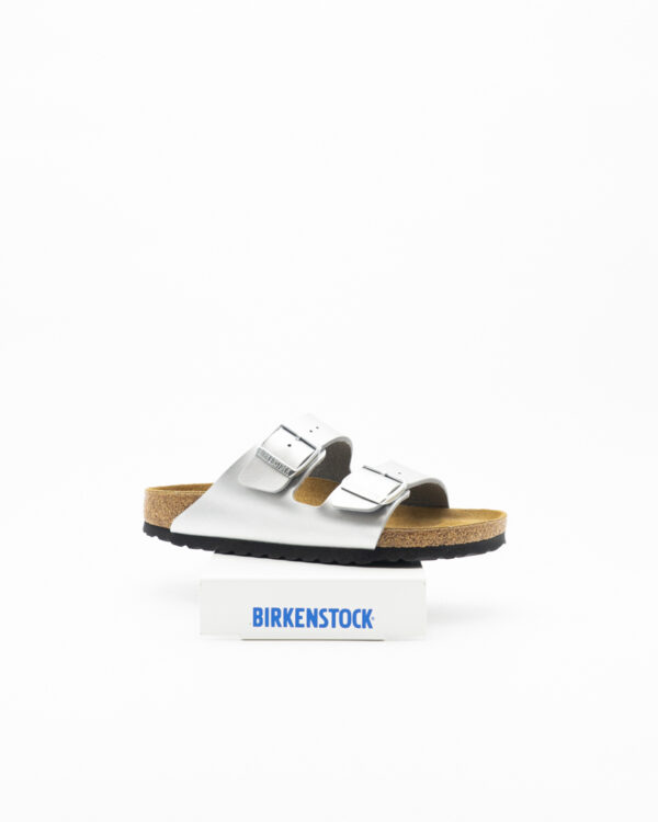Arizona Sandalo Birkenstock – Argento