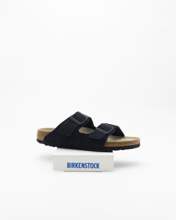 Arizona Sandalo Birkenstock – Blu Camoscio