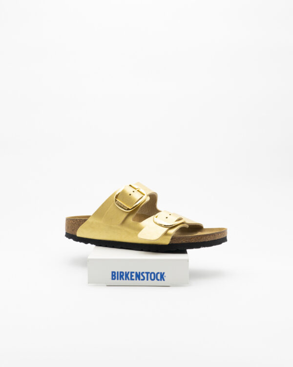 Arizona Fibbia Grande Sandalo Birkenstock – Oro