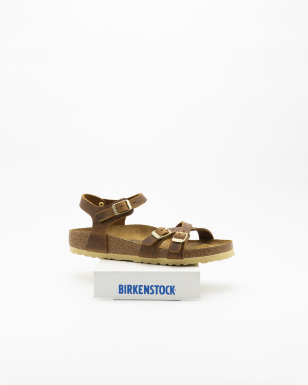 Kumba Sandalo Birkenstock – Cognac Pelle