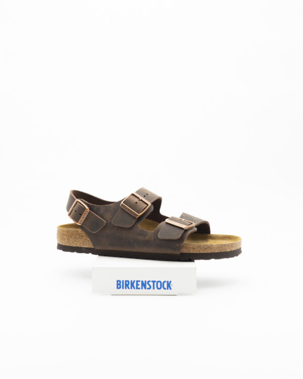 Milano Sandalo Birkenstock – Habana Pelle Pianta Larga