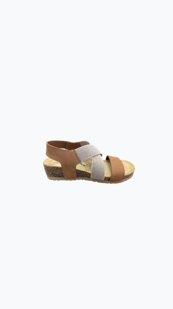 Sandalo BioNatura fascia elastica - Cognac