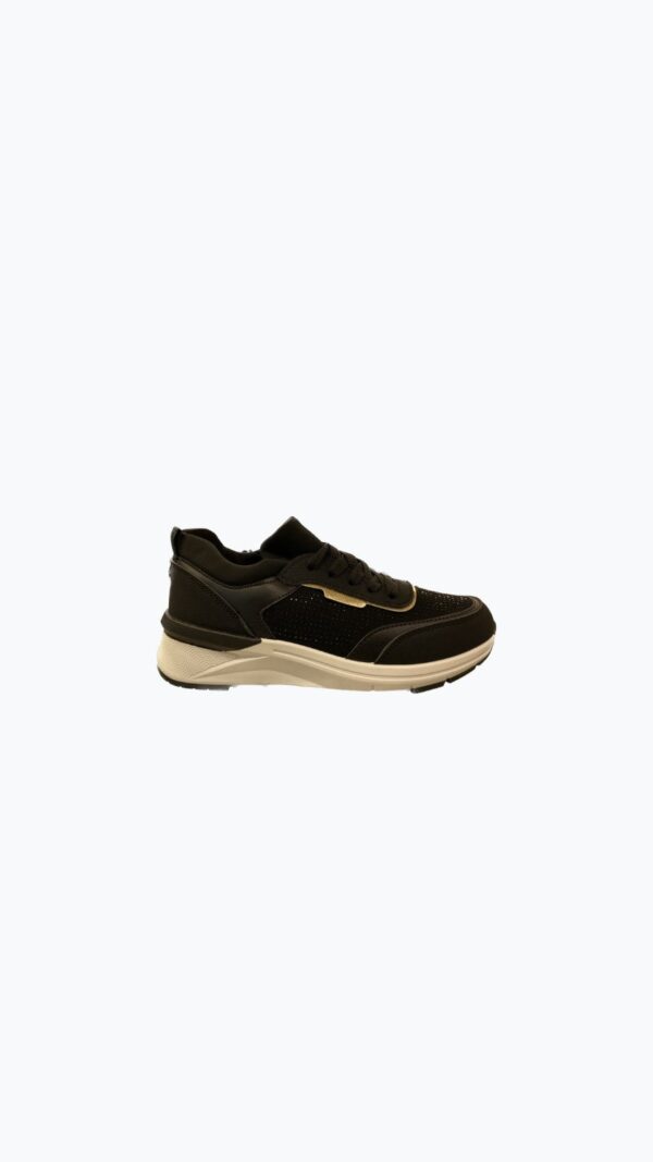 Sneakers Nero Glitter