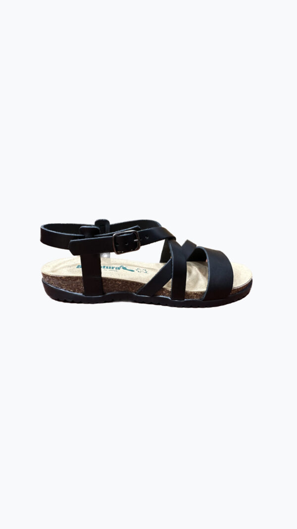 Sandalo BioNatura -Pelle Nero