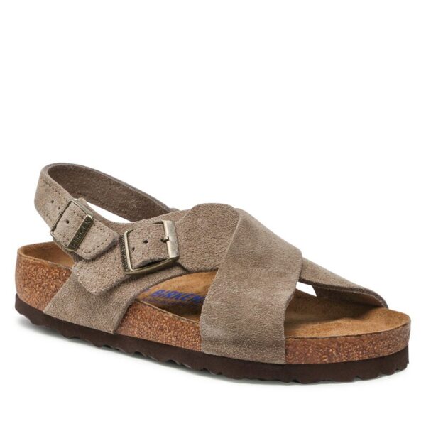 Tulum - Sandalo suede Taupe