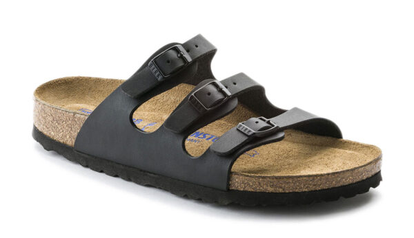 Florida Birkenstock - plantare morbido - Nero