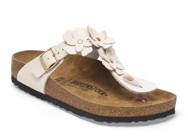 Gizeh Fiori Birkenstock - Pelle Light Rose