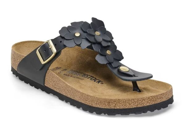 Gizeh Fiori Birkenstock - Pelle Nero