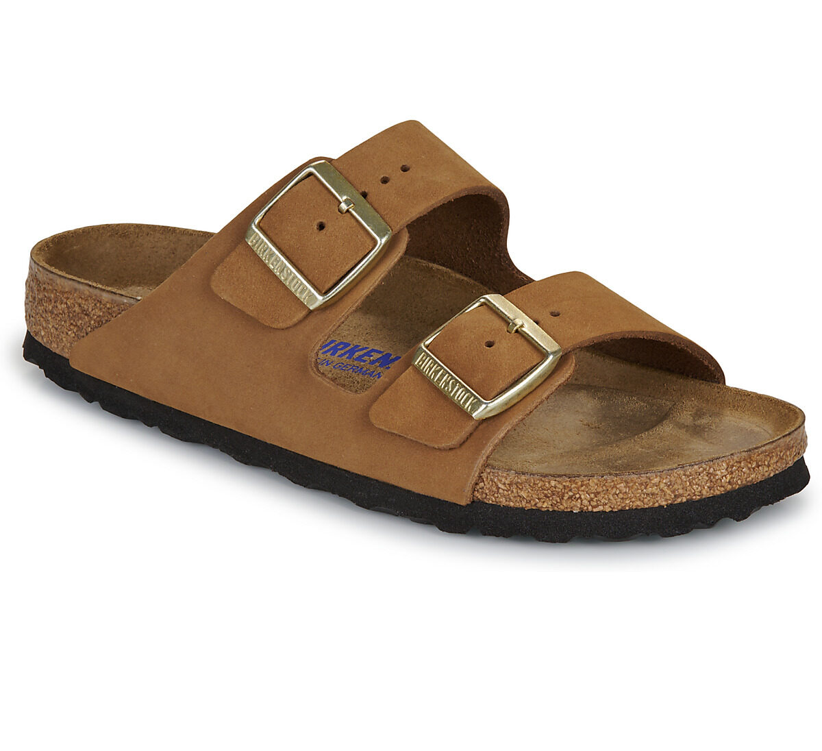 Arizona Sandalo Birkenstock - Pelle Nabuk Mink SFB 1 Arizona Sandalo Birkenstock - Pelle Nabuk Mink SFB