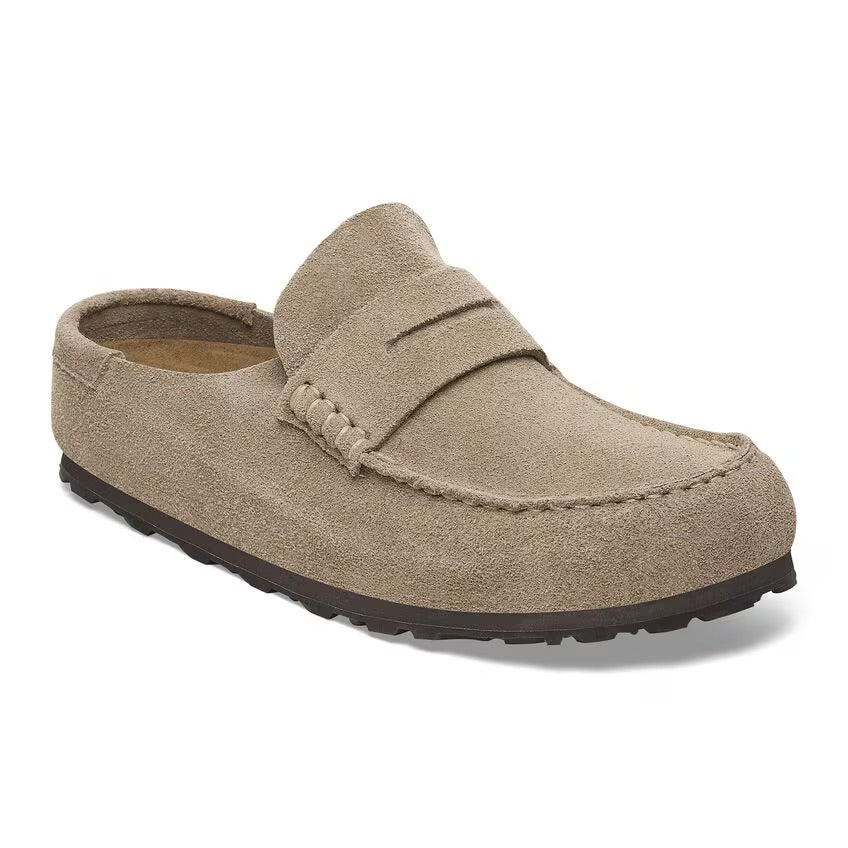 Naples Wrapped Birkenstock - Suede Taupe