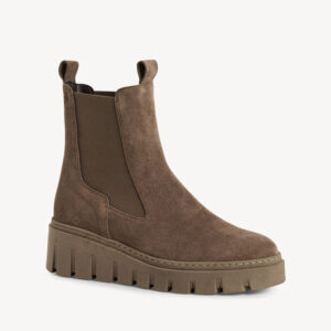 Tronchetto Taupe Suede - Tamaris