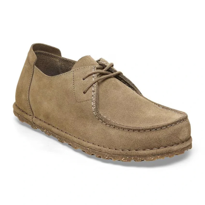 Home-apr23 5 Utti Lace Birkenstock - Suede Gray Taupe